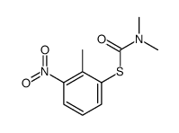 S-(2-methyl-3-nitrophenyl) N,N-dimethylcarbamothioate Structure