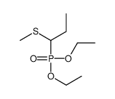 1-diethoxyphosphoryl-1-methylsulfanylpropane结构式