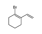 1-bromo-2-ethenylcyclohexene结构式