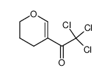 5-(trichloroacetyl)-3,4-dihydro-2H-pyran结构式