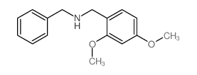 N-苄基-1-(2,4-二甲氧基苯基)甲胺结构式