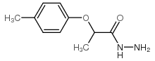 2-(4-甲基苯氧基)丙肼结构式