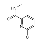 6-氯-N-甲基-2-吡啶甲酰胺结构式