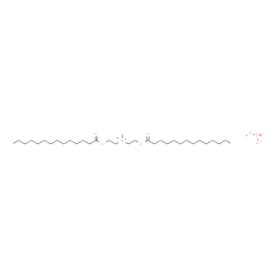 dimethylbis[2-[(1-oxotetradecyl)oxy]ethyl]ammonium methyl phosphonate Structure