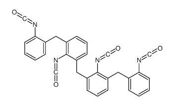 1,1’-亚甲基双[2-异氰酸-3-(2-异氰酸苯基)]甲苯结构式