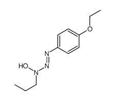 N-[(4-ethoxyphenyl)diazenyl]-N-propylhydroxylamine结构式