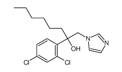 2-(2,4-dichlorophenyl)-1-imidazol-1-yloctan-2-ol结构式