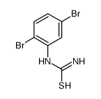 1-(2,5-Dibromophenyl)thiourea Structure