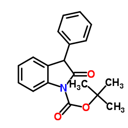 N-Boc-3-phenyloxindole结构式