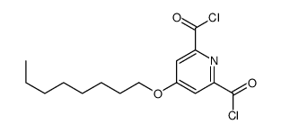 4-octoxypyridine-2,6-dicarbonyl chloride结构式