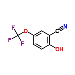 2-羟基-5-(三氟甲氧基)苯腈结构式