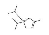 1-N,1-N,1-N',1-N',3-pentamethyl-2,5-dihydrophosphol-1-ium-1,1-diamine结构式
