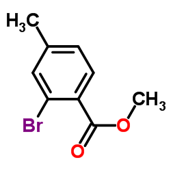 2-溴-4-甲基苯甲酸甲酯结构式