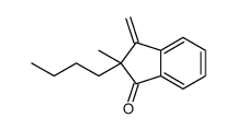 2-butyl-2-methyl-3-methylideneinden-1-one结构式