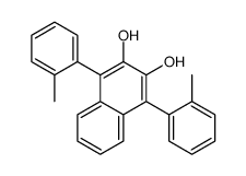 1,4-bis(2-methylphenyl)naphthalene-2,3-diol结构式