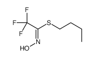 butyl 2,2,2-trifluoro-N-hydroxyethanimidothioate Structure