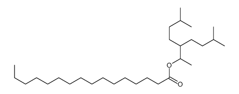 [6-methyl-3-(3-methylbutyl)heptan-2-yl] hexadecanoate结构式