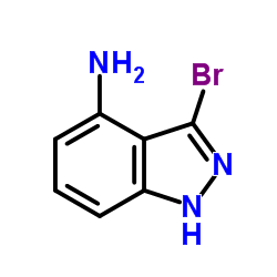 3-Bromo-1H-indazol-4-amine Structure