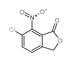 6-氯-7-硝基-3 h-异苯并呋喃-1-酮结构式