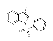 1-苯磺酰基-3- 碘 -1H- 吡咯[2,3-B]吡啶图片