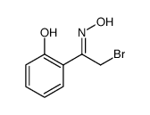 Ethanone, 2-bromo-1-(2-hydroxyphenyl)-, oxime Structure