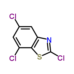 2,5,7-三氯苯并噻唑结构式