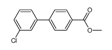 methyl 3'-chloro-[1,1'-biphenyl]-4-carboxylate Structure