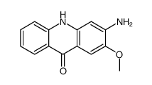 3-amino-2-methoxy-10H-acridin-9-one Structure