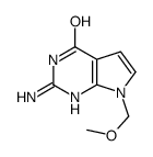 2-amino-7-(methoxymethyl)-1H-pyrrolo[2,3-d]pyrimidin-4-one Structure