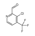 3-chloro-4-(trifluoromethyl)pyridine-2-carbaldehyde Structure