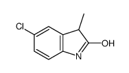 5-氯-1,3-二氢-3-甲基-2H-吲哚-2-酮结构式