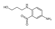 3-(4-amino-2-nitroanilino)propan-1-ol结构式