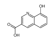 8-hydroxyquinoline-3-carboxylic acid Structure