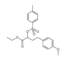 1-(ethoxycarbonyl)-3-(4-methoxyphenyl)propyl 4-methylbenzenesulfonate Structure