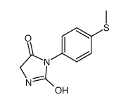 3-(4-methylsulfanylphenyl)imidazolidine-2,4-dione Structure