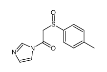 1-imidazol-1-yl-2-(4-methylphenyl)sulfinylethanone结构式