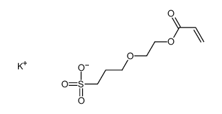 potassium 2-(3-sulphonatopropoxy)ethyl acrylate structure