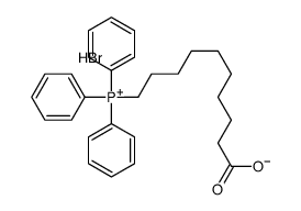 9-carboxynonyl(triphenyl)phosphanium,bromide Structure