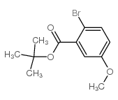 2-溴-5-甲氧基苯甲酸叔丁酯结构式