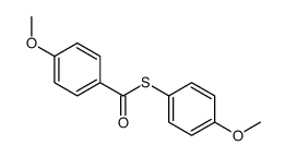 S-(4-methoxyphenyl) 4-methoxybenzenecarbothioate Structure