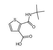 2-(N-tert-butylcarbamoyl)thiophene-3-carboxylic acid Structure