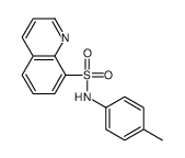 N-(4-methylphenyl)quinoline-8-sulfonamide Structure