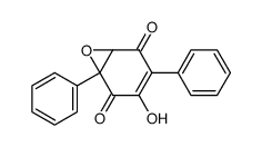 3-hydroxy-1,4-diphenyl-7-oxabicyclo<4.1.0>hept-3-ene-2,5-dione Structure