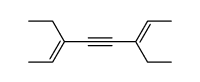 3,6-diethyl-octa-2,6-dien-4-yne结构式