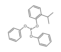 2-isopropylphenyl diphenyl phosphite Structure