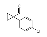 1-(4-chlorophenyl)cyclopropane-1-carbaldehyde结构式