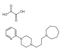 oxalic acid,1-[3-(4-pyridin-2-ylpiperazin-1-yl)propyl]azepane结构式