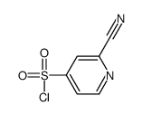 2-cyanopyridine-4-sulfonyl chloride Structure