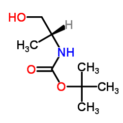 BOC-D-丙氨醇结构式