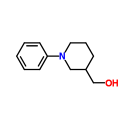 (1-Phenyl-3-piperidinyl)methanol Structure